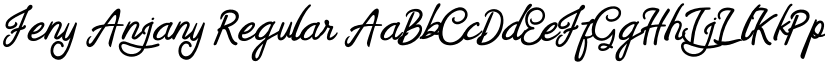 Feny Anjany Regular font
