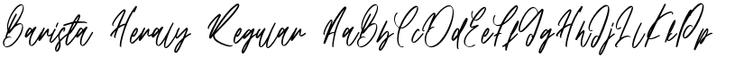 Barista Heraly Regular font