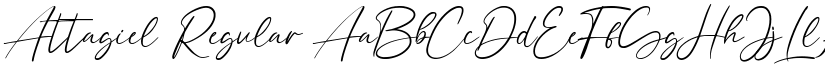 Attagiel Regular font