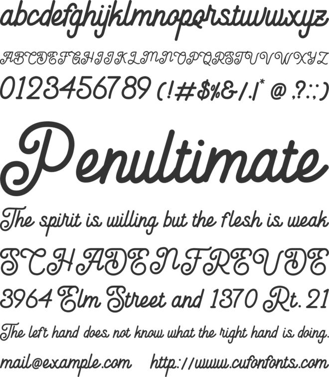 Anelka Fambuya font preview