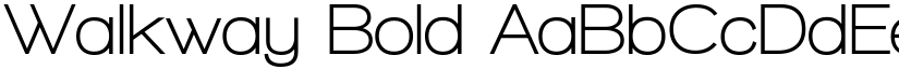 Walkway Bold font