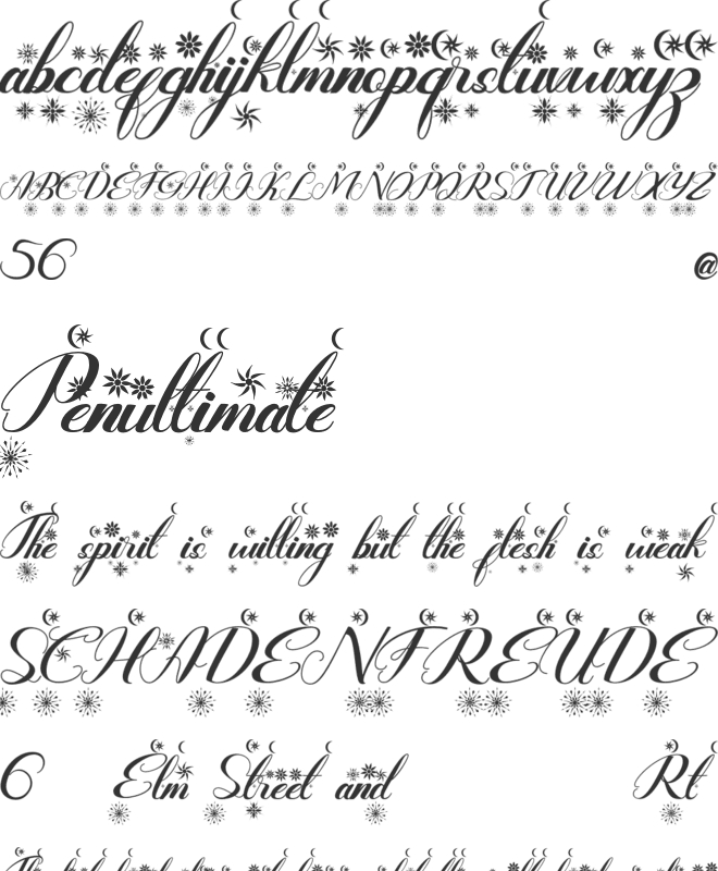 Rembullan Mallam font preview