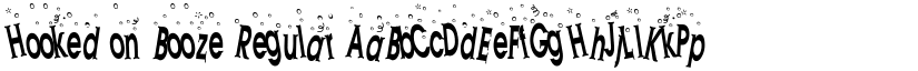 Hooked on Booze Regular font