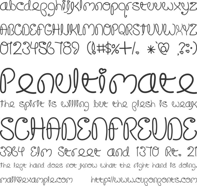 Crushed Out Girl font preview