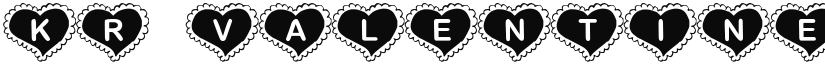 KR Valentine Heart Regular font