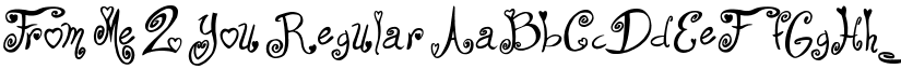From Me 2 You font download
