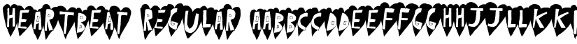 HeartBeat Regular font