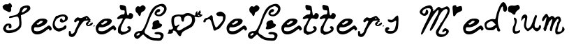 SecretLoveLetters font download