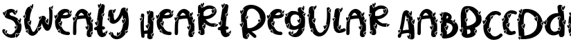 Sweaty Heart Regular font