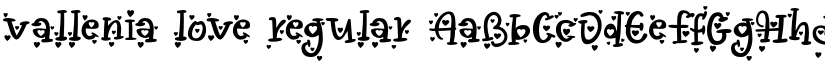 vallenia love font download
