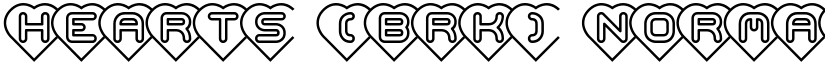 Hearts (BRK) font download