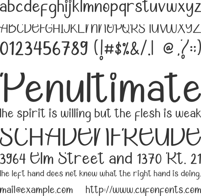 Easter Joy font preview