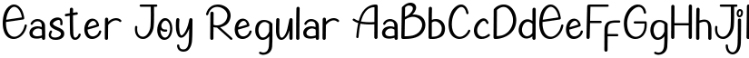 Easter Joy Regular font