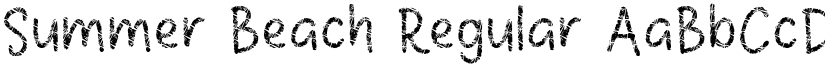 Summer Beach Regular font