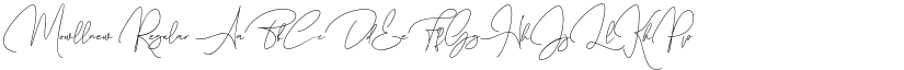 Mowllnew Regular font