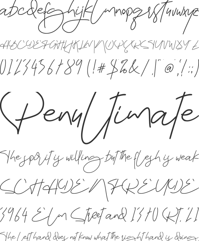 Trusted font preview