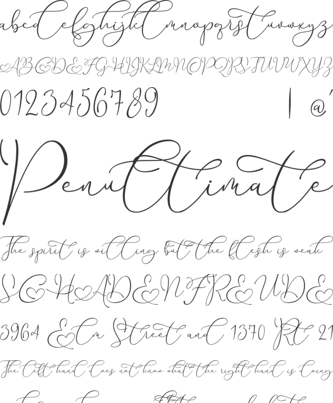 with you font preview