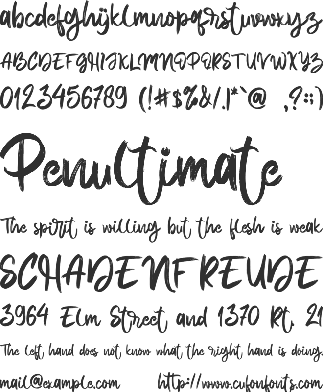 Thunder Ragnarok - Personal Use font preview
