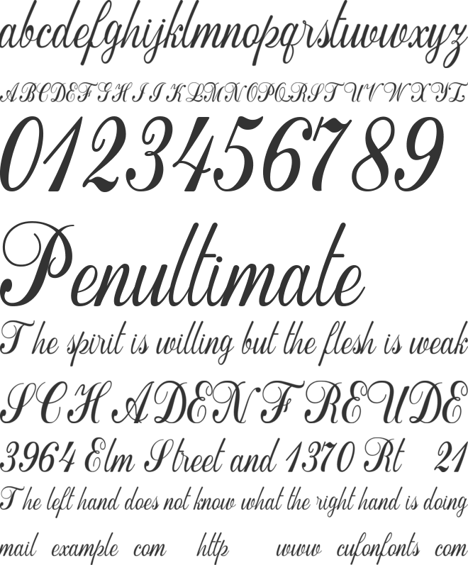 De Gozaru font preview