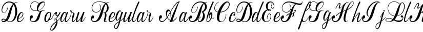 De Gozaru Regular font