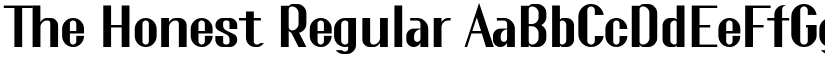 The Honest Regular font