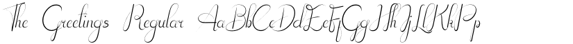 The Greetings font download