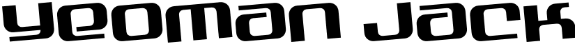 Yeoman Jack Rotated Regular font