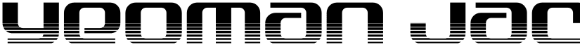 Yeoman Jack Twotone Regular font