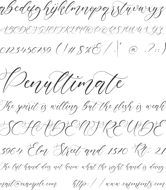 mignola font preview