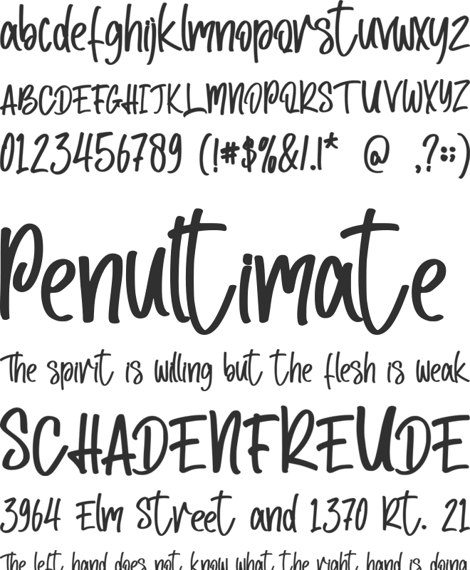 Captain Kangaroo - Personal Use font preview
