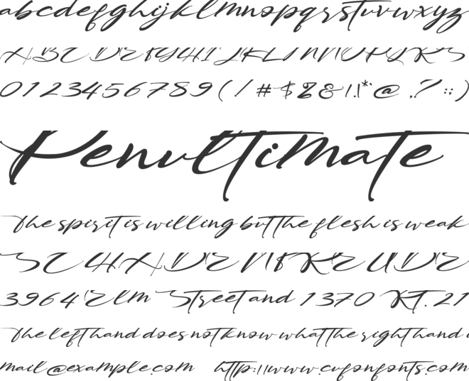 Kristabelle font preview