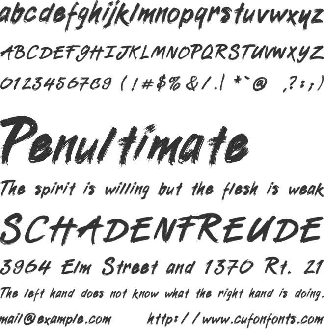 Boomboyah font preview