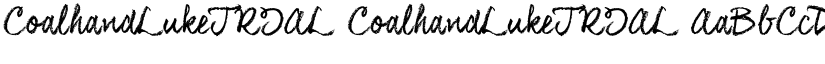 CoalhandLukeTRIAL CoalhandLukeTRIAL font