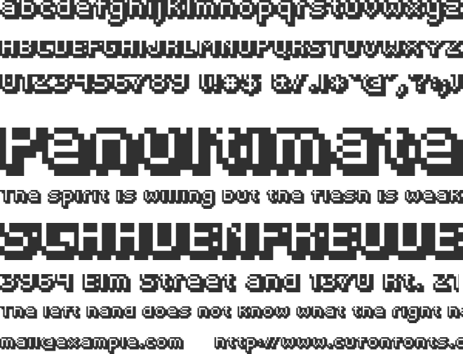 Fipps font preview