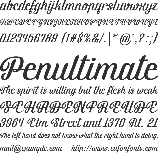 Brotherina font preview