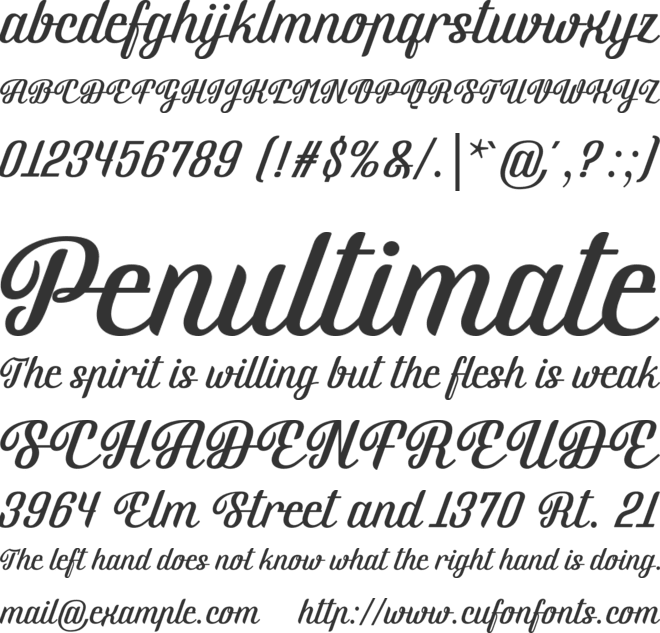 Brotherina font preview