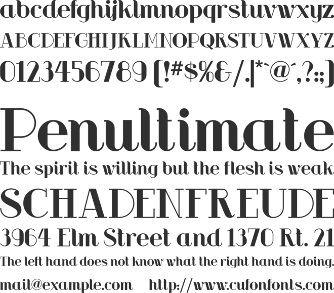 Riot Squad NF font preview