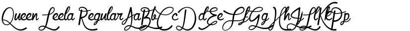 Queen Leela Regular font