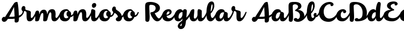 Armonioso Regular font