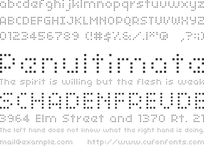 Smirnof font preview