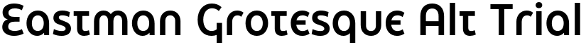 Eastman Grotesque Alt Trial DemiBold font
