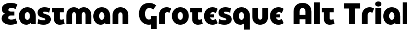 Eastman Grotesque Alt Trial Extrabold font