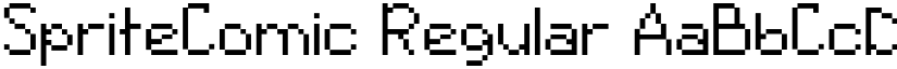 SpriteComic Regular font