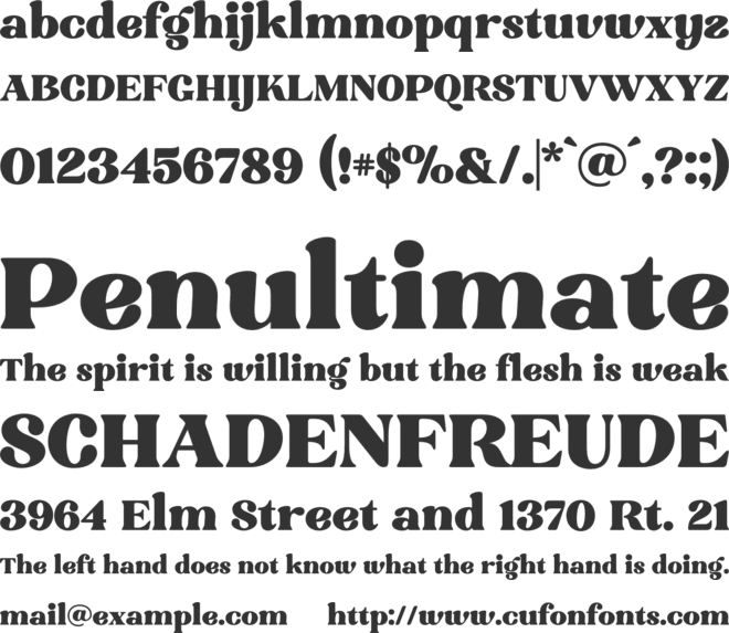 Minigame font preview