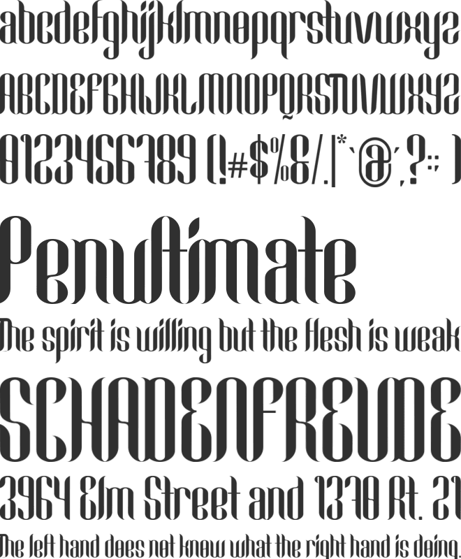 Looqie font preview