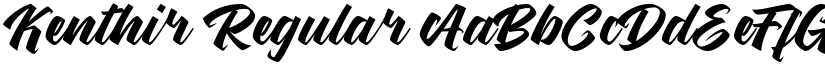 Kenthir Regular font