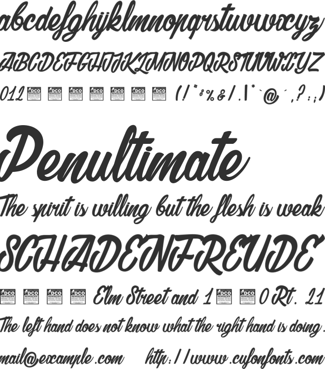 Madame Viviane 1_PersonalUseOnly font preview
