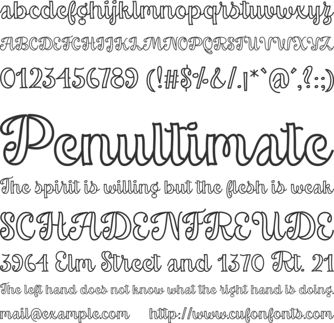 Magnilda font preview