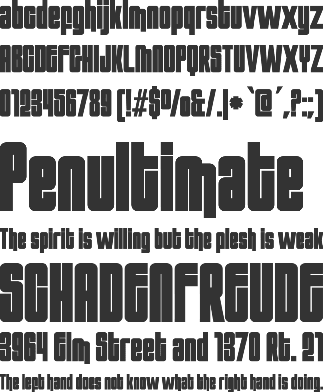 FT Supervisor font preview