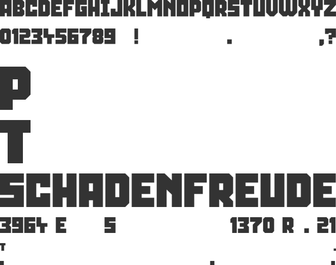 Squarely font preview